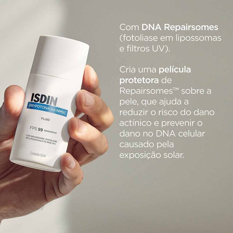Fluido Fotoprotetor Isdin - Eryfotona AK-NMSC FPS99 - Época Cosméticos
